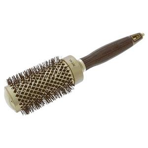 OG Термобрашинг для волос EXPERT BLOWOUT SHINE Wavy Bristles Gold&Brown ID2050/OGBNT44