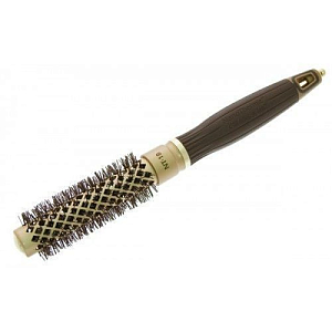 OG Термобрашинг для волос EXPERT BLOWOUT SHINE Wavy Bristles Gold&Brown 20 мм ID2047/OGBNT18