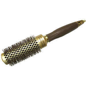 OG Термобрашинг для волос EXPERT BLOWOUT SHINE Wavy Bristles Gold&Brown ID2049/OGBNT34