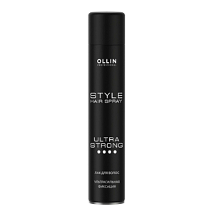 OLLIN STYLE Лак для волос ультрасильной фиксации 500мл 731076