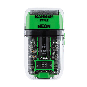03-082 Green Шейвер для проработки контуров/бороды DEWAL PRO BARBER STYLE NEON GREEN