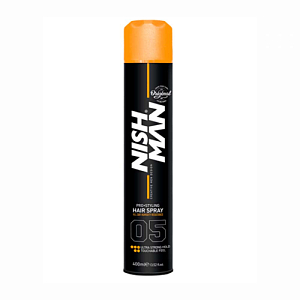 Лак д/волос экстра сильной фиксации NISHMAN 05 HAIR STYILING SPRAY ULTRA HOLDl 150 мл