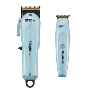 MRD-HC-3969-2/GMT-188-3 turquoise Набор для барберов MRD: Машинка для стрижки + Триммер для окантовк