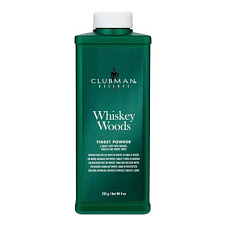 Clubman Whiskey Woods Powder Тальк универсальный с запахом виски, 255 гр 90782