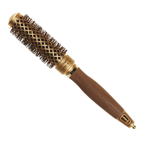 OG Термобрашинг для волос EXPERT BLOWOUT SHINE Wavy Bristles Gold&Brown 25 мм ID2048/OGBNT24