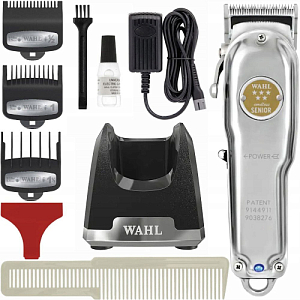 Машинка для стрижки Wahl 3000116 Senior Cordless EU, серебро